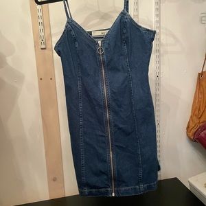 Jean dress topshop